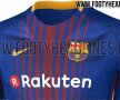 FOTO Cum va arăta echipamentul Barcelonei! Catalanii schimbă design-ul tricoului și sponsorul