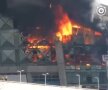VIDEO + FOTO Stadionul celui mai bine plătit jucător din lume a luat foc! Imagini dramatice din această dimineață