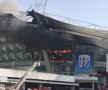 VIDEO + FOTO Stadionul celui mai bine plătit jucător din lume a luat foc! Imagini dramatice din această dimineață