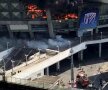 VIDEO + FOTO Stadionul celui mai bine plătit jucător din lume a luat foc! Imagini dramatice din această dimineață