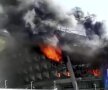 VIDEO + FOTO Stadionul celui mai bine plătit jucător din lume a luat foc! Imagini dramatice din această dimineață