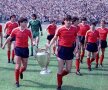 Imediat după cîștigarea CCE, roș-albaștrii au prezentat trofeul în fața a 35.000 de fani entuziaști // Foto: Arhiva GSP