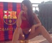 FOTO Vibrează pentru Barcelona! Cea mai focoasă fană a catalanilor a făcut spectacol după victoria cu Real