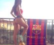 FOTO Vibrează pentru Barcelona! Cea mai focoasă fană a catalanilor a făcut spectacol după victoria cu Real