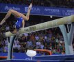 Suspine și o medalie. Larisa Iordache a urcat pe treapta a treia a podiumului de la bârnă, după doar o lună de antrenamente complete