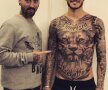 FOTO Imagine șocantă cu una dintre vedetele din Serie A! 5 luni de muncă pentru a-și acoperi corpul de tatuaje 
