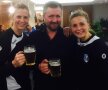 La o bere cu suedezele Torstensson și Gullden după calificarea în Final 4