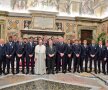 Oaspeții Papei. Ștefan Radu și colegii săi de la Lazio au mers în vizită la Vatican înainte de finala Cupei Italiei cu Juventus
