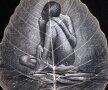 VIDEO & FOTO Un artist indian pictează minunății pe frunze