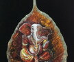 VIDEO & FOTO Un artist indian pictează minunății pe frunze