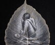 VIDEO & FOTO Un artist indian pictează minunății pe frunze