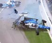 VIDEO Accident horror în Indy 500! Mașina a luat foc în aer și a fost distrusă în întregime
