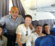 FOTO EXCLUSIV Imagini din avionul Generației de Aur spre finala Ligii