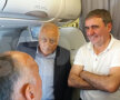 FOTO EXCLUSIV Imagini din avionul Generației de Aur spre finala Ligii