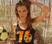 FOTO Astrid încinge plajele » A trecut de la fotbal la volei și ședințe de modelling 