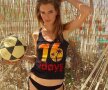 FOTO Astrid încinge plajele » A trecut de la fotbal la volei și ședințe de modelling 