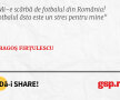 Mi-e scârbă de fotbalul din România! Fotbalul ăsta este un stres pentru mine