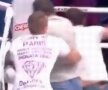VIDEO Scene ireale într-un meci de kickboxing » Luat la pumni de fani în ring, după ce și-a făcut KO adversarul cu o "perversă ca pe Tg. Ocna"