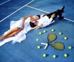 FOTO Secretul lui Basilașvili » Nu a câștigat niciun turneu, dar e invidiat pentru soția lui cea sexy