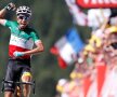 Fabio Aru obține prima sa victorie de etapă în Turul Franței, foto: reuters