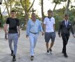 Romario Benzar, Gigi Becali, Dragoș Neldelcu și impresarul Pietro Chiodi  Foto: Alex Nicodim