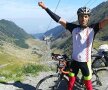 Silviu Martin și bicicleta cu care a traversat Europa