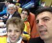 La unul dintre ultimele meciuri vizionate pe Arena Națională, alături de Ionuț Lupescu și de nepoții săi, fiii Anei, sora "Kaiserului"
