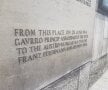 O placă amintește de locul în care Franz Ferdinand a fost ucis de Gavrilo Princip