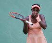 Reacția lui Sloane Stephens după punctul câștigător // Foto: Reuters