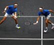 FEDAL, UN VIS DEVENIT REALITATE. Roger Federer și Rafael Nadal au jucat primul meci la dublu împreună. Cei doi au făcut echipă pentru selecționata Europei, la Rod Laver Cup, de la Praga, și i-au învins pe Sam Querrey și Jack Sock, reprezentanții echipei Restului Lumii, scor 6-4, 1-6, 10-5 (foto: Guliver/Getty Images)