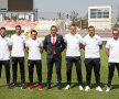 Foto (de la stânga la dreapta): Daniel Covaciu (maseur), Marius Ardeleanu (antrenor secund), Ilie Poenaru (antrenor principal), Gabi Răduță (manager Centrul de Copii și Juniori), Mircea Oaidă (preparator fizic), Andrei Neagu (antrenor portari) și Sabin Tudorache (medic). Foto: fcdinamo.ro