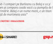 Să-l compari pe Burleanu cu Balaj e ca și cum ai compara coada vacii cu ștampila de la Primărie. Balaj e un nume mare, e un titan față de marioneta asta