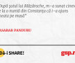 După șutul lui Măzărache, m-a sunat cineva de la o nuntă din Constanța că i-a ajuns gheata pe masă