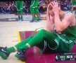 TERIBIL! Imagine terifiantă din NBA: momentul în care Gordon Hayward, de la Boston Celtics, realizează că și-a fracturat glezna, în meciul cu Cleveland Cavaliers. foto: facebook