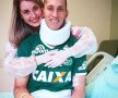 FOTO Poveste cu happy-end » A supraviețuit tragediei de la Chapecoense și s-a însurat