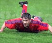 Bucuria lui Damian Militaru după un gol marcat la Steaua