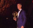 VIDEO Premiat în Turnul Eiffel: Cristiano Ronaldo a luat al 5-lea Balon de Aur și l-a egalat pe Messi » Cum arată top 3