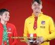 FOTO + VIDEO Jucătoarea română de la Atletico Madrid s-a distrat de sărbători alături  de starurile Torres și Oblak: "Parcă eram prieteni vechi"