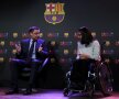 FOTO O refugiată siriană cu paralizie cerebrală și-a împlinit un vis: a ajuns la Barcelona și l-a întâlnit pe Messi