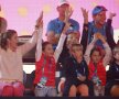 Copiii lui Roger și Mirka Federer au fost prezenți pe Rod Laver Arena, la Kids Tennis Day și s-au distrat pe cinste, (foto: Reuters)