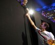CONEXIUNE MAGICĂ. Federer a ajuns la 20 de Grand Slam-uri câștigate și a sărbătorit, extrem de emoționat, alături de soția sa, Mirka. Foto: Reuters