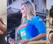 FOTO A apărut la meciul lui Napoli și a făcut senzație în tribune » Cine era superba blondă care le-a aprins imaginația fanilor de pe San Paolo