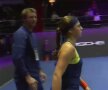 VIDEO+FOTO Ostapenko a surprins din nou negativ! S-a enervat pe antrenorul său și i-a răspuns răstit