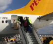VIDEO EXCLUSIV Marea mahmureală » Lupescu, dă și tu o votcă! Imagini tari la aterizarea avionului FRF: "Uite-l, uite-l! Ha, ha, ha! Hopa, hopa!" :D