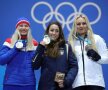 Ragnhild Mowinckel stânga, centru Sofia Goggia și Lindsey Vonn în dreapta // FOTO: Guliver/GettyImages