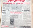 Așa a prezentat Gazeta Sporturilor meciul România - Anglia 0-2 din 1939