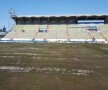 Așa arată Stadionul Municipal din Sibiu la ora 10:00 // FOTO: Facebook