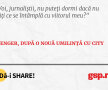 Voi, jurnaliștii, nu puteți dormi dacă nu știți ce se întâmplă cu viitorul meu?