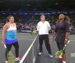 CE REVENIRE! Marion Bartoli (32 de ani) s-a întors pe teren la aproape 5 ani de la ultimul joc, împotriva lui Halep. Ea a înfruntat-o pe Serena Williams la turneul Tie Break Tens și a pierdut, scor 6-10. Foto: twitter