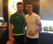 Cristiano Ronaldo și Luís Maximiano